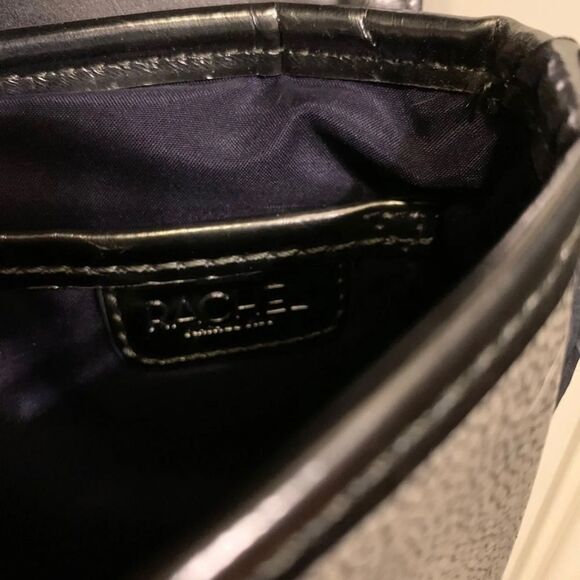 RACHEL ROY METALLIC FABRIC VELVET EVENING PURSE - Picture 3 of 10